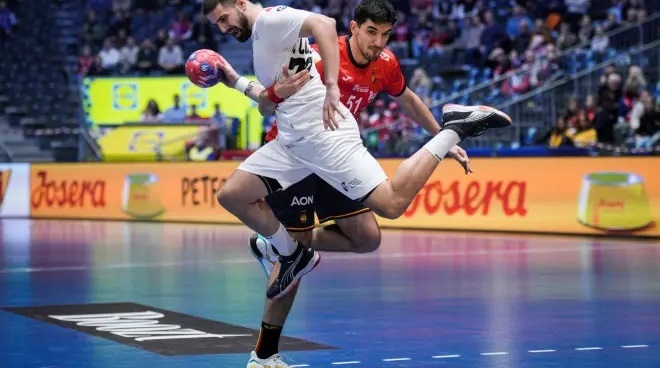 Mundial de Croacia/Dinamarca/Noruega 2025 - 2º Fase 2º Partido Gr. III. España vs. Portugal